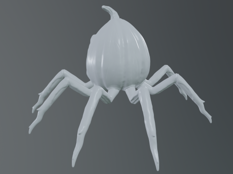 Spider-pumpkin Modelo de Impressão 3D