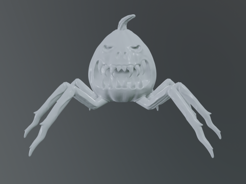 Spider-pumpkin Modelo de Impressão 3D