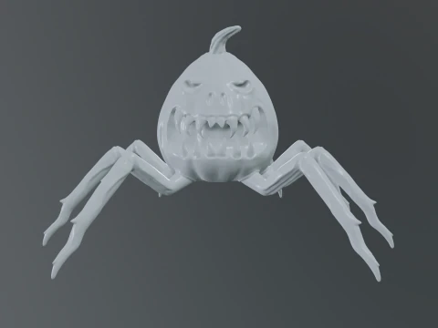 Spider-pumpkin 3D Print Model