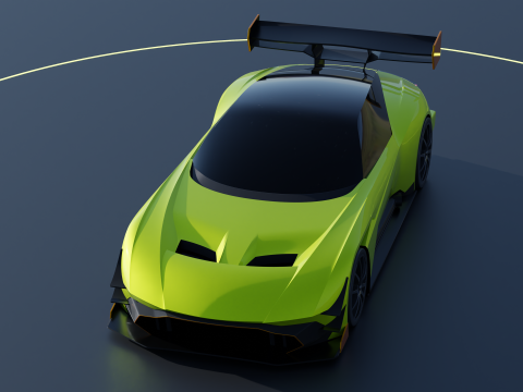 Aston Martin Vulcan AMR-Pro Modelo 3D