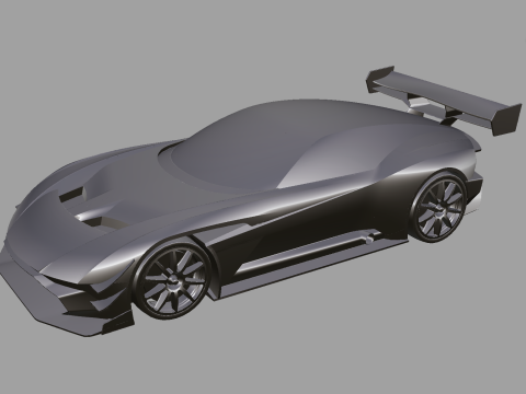 Aston Martin Vulcan AMR-Pro Modelo 3D