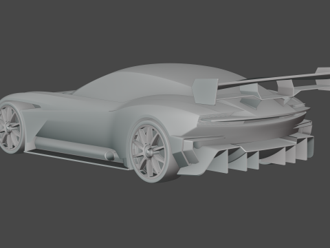 Aston Martin Vulcan AMR-Pro Modelo 3D