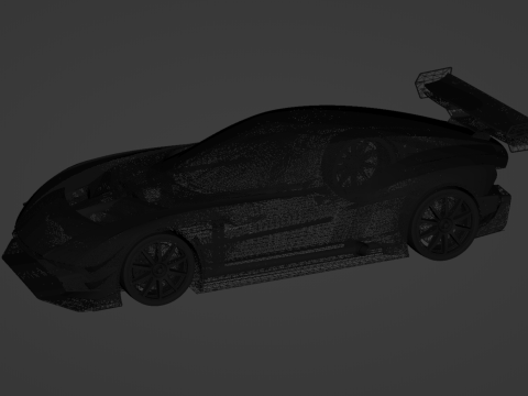 Aston Martin Vulcan AMR-Pro Modelo 3D