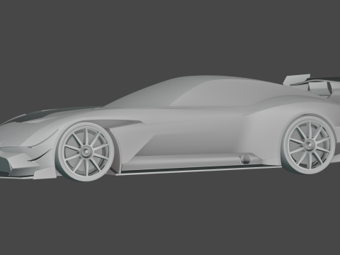 Aston Martin Vulcan AMR-Pro Modelo 3D