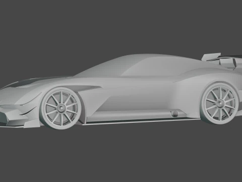 Aston Martin Vulcan AMR-Pro 3D Model