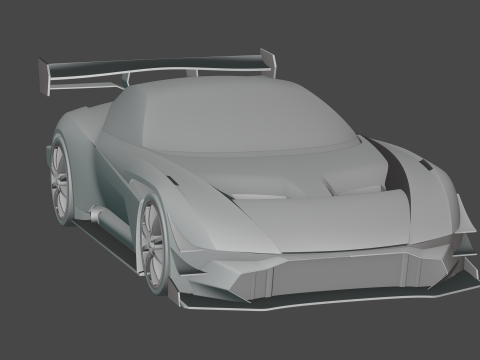 Aston Martin Vulcan AMR-Pro Modelo 3D