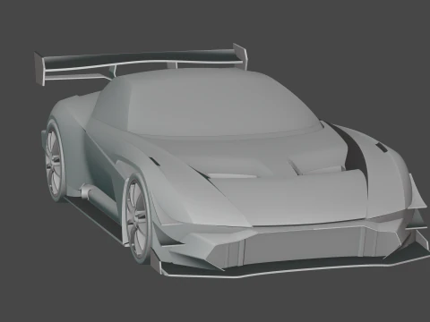 Aston Martin Vulcan AMR-Pro 3D Model