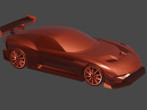 Aston Martin Vulcan AMR-Pro 3D Model