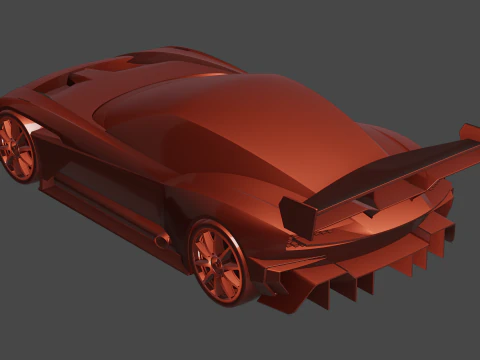 Aston Martin Vulcan AMR-Pro 3D Model