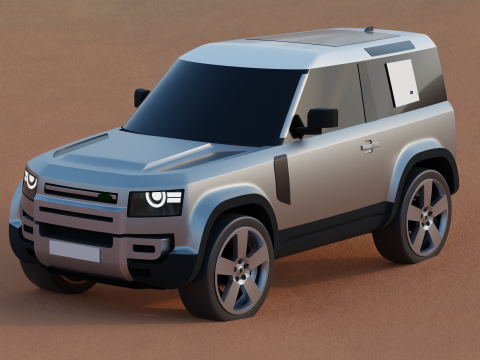 Land Rover Defender - 2023 3D-Modell