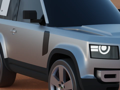 Land Rover Defender - 2023 3D Model