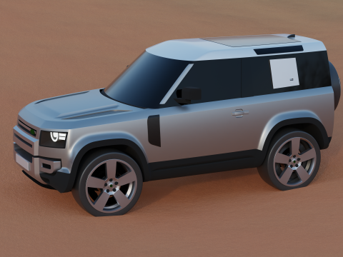 Land Rover Defender - 2023 3Dモデル