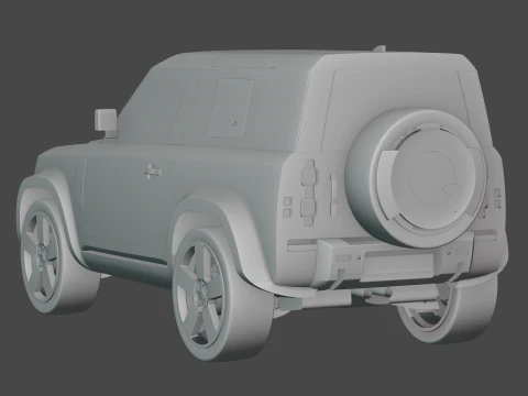 Land Rover Defender - 2023 3D Model