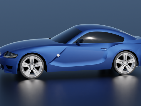Z4 M 2008 - Sport car 3Dモデル