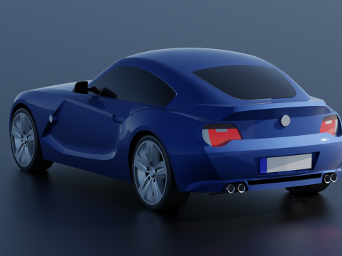 Z4 M 2008 - Sport car 3Dモデル