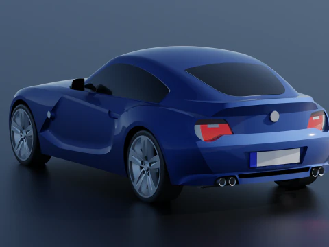 Z4 M 2008 - Sport car 3D Model