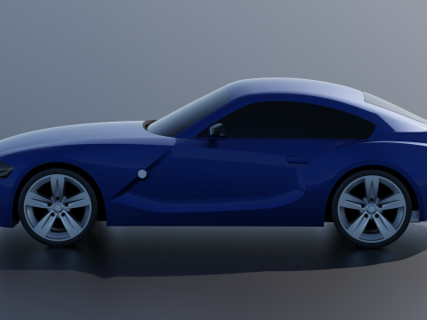 Z4 M 2008 - Sport car 3Dモデル