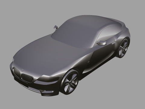 Z4 M 2008 - Sport car 3Dモデル