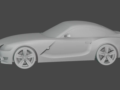 Z4 M 2008 - Sport car 3D Model