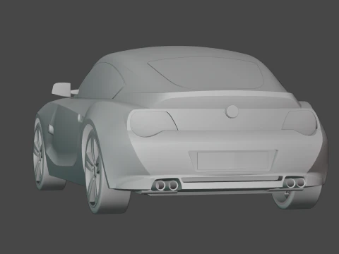 Z4 M 2008 - Sport car 3D Model