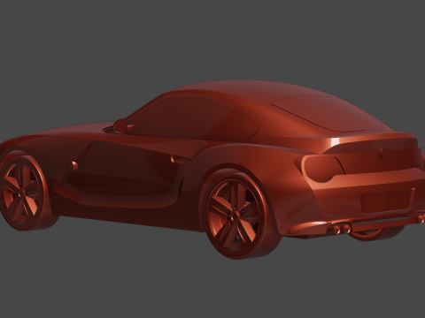 Z4 M 2008 - Sport car 3Dモデル