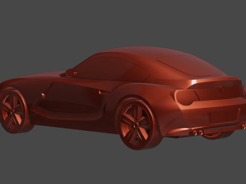 Z4 M 2008 - Sport car 3D Model