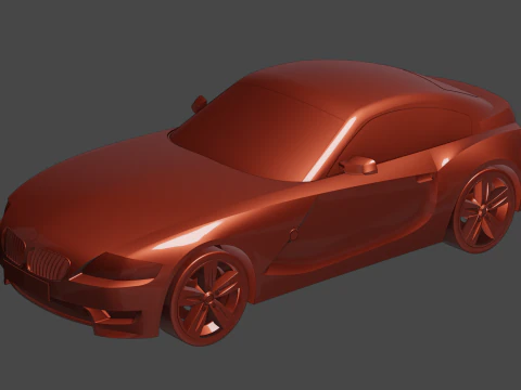 Z4 M 2008 - Sport car 3D Model