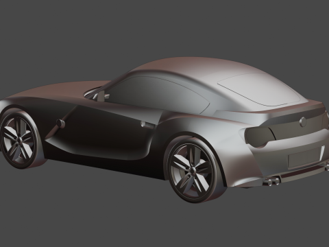 Z4 M 2008 - Sport car 3Dモデル