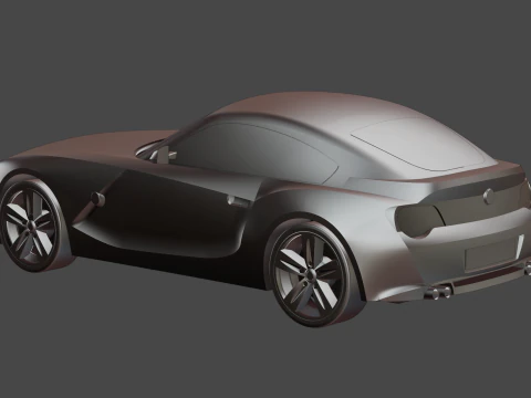 Z4 M 2008 - Sport car 3D Model
