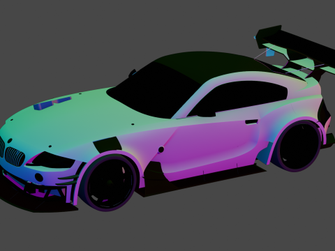 Z4 M - Body kit 3D Model