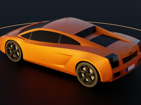 Gallardo - sport car Modello 3D