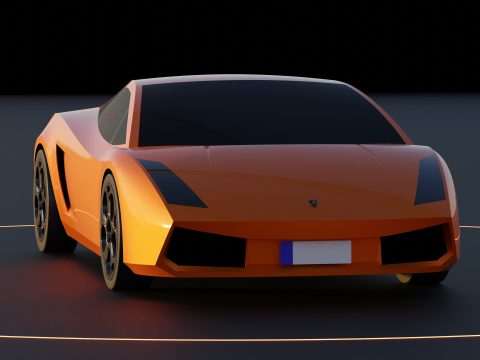 Gallardo - sport car Modello 3D