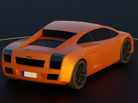Gallardo - sport car Modello 3D