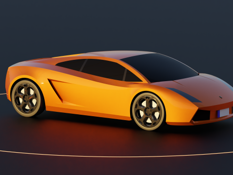 Gallardo - sport car Modello 3D