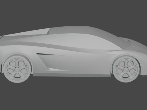 Gallardo - sport car 3D Model
