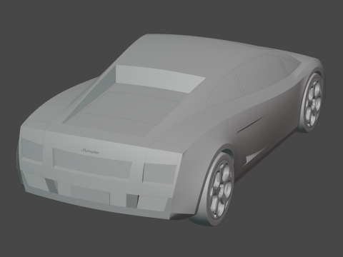 Gallardo - sport car Modello 3D