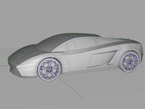 Gallardo - sport car Modello 3D
