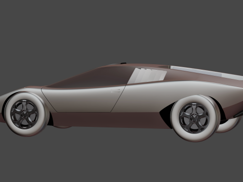 Countach LP 500 - classic sport car 3D 模型