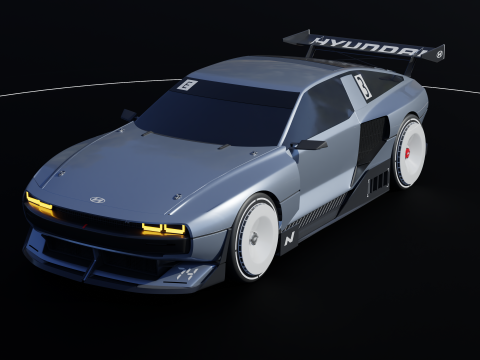 Hyundai N-Vision 74 3D-Modell