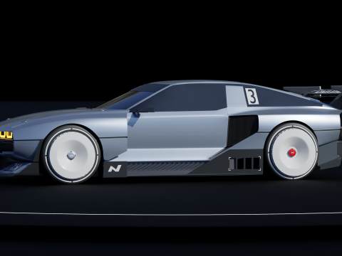 Hyundai N-Vision 74 3D Model