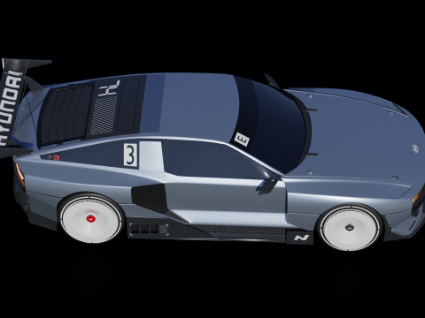 Hyundai N-Vision 74 3D Model