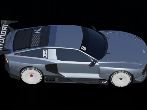 Hyundai N-Vision 74 3D Model