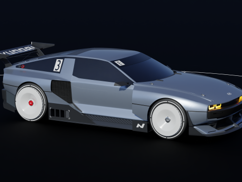 Hyundai N-Vision 74 3D Model