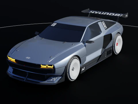 Hyundai N-Vision 74 3D Model