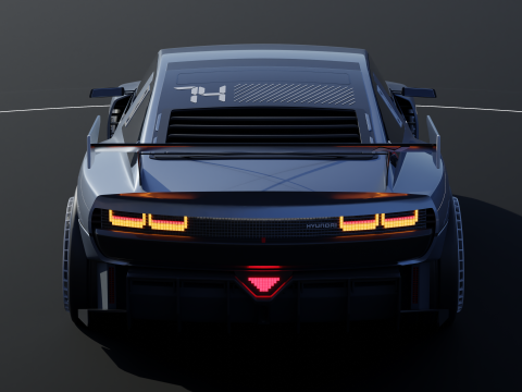 Hyundai N-Vision 74 3D Model