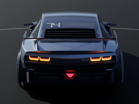 Hyundai N-Vision 74 3D Model