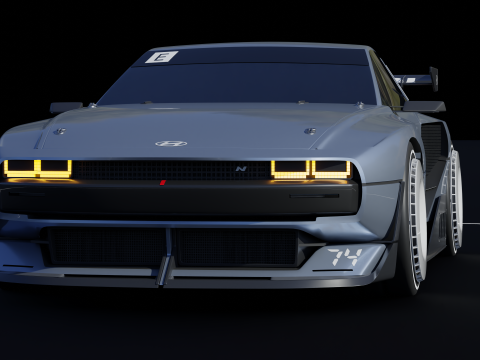 Hyundai N-Vision 74 3D Model