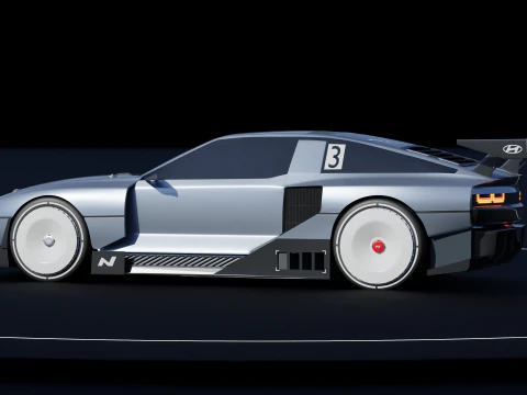 Hyundai N-Vision 74 3D Model
