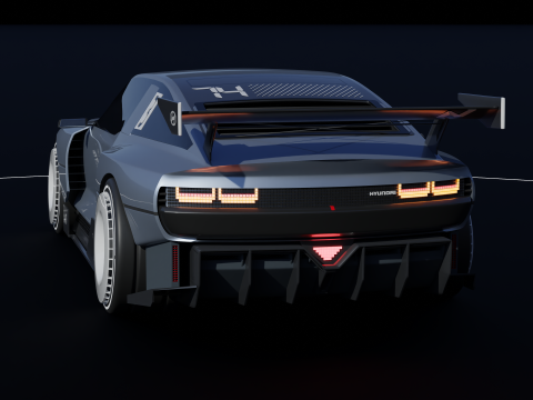 Hyundai N-Vision 74 3D Model