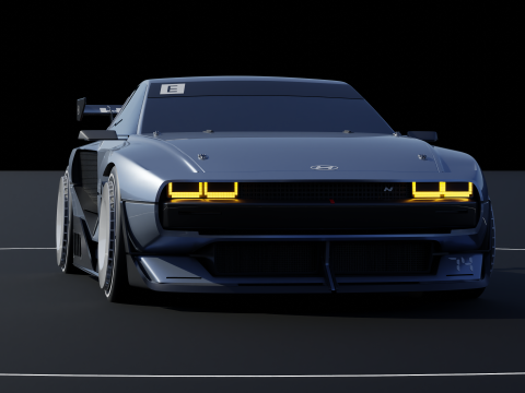 Hyundai N-Vision 74 3D Model
